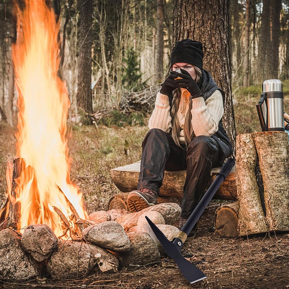 Amazon | ポータブルキャンプシャベル 1個 - 多目的掘削ツール